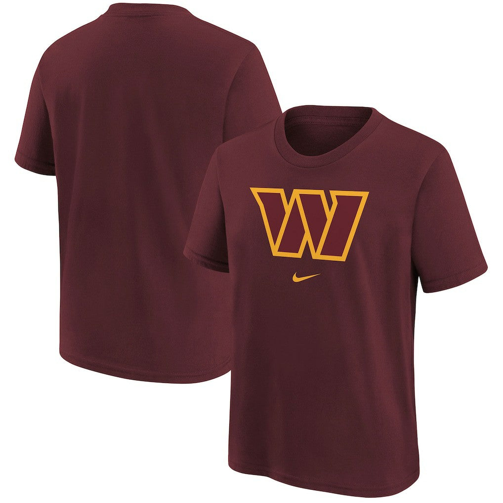 Washington Commanders Youth Team Logo T-Shirt Burgundy