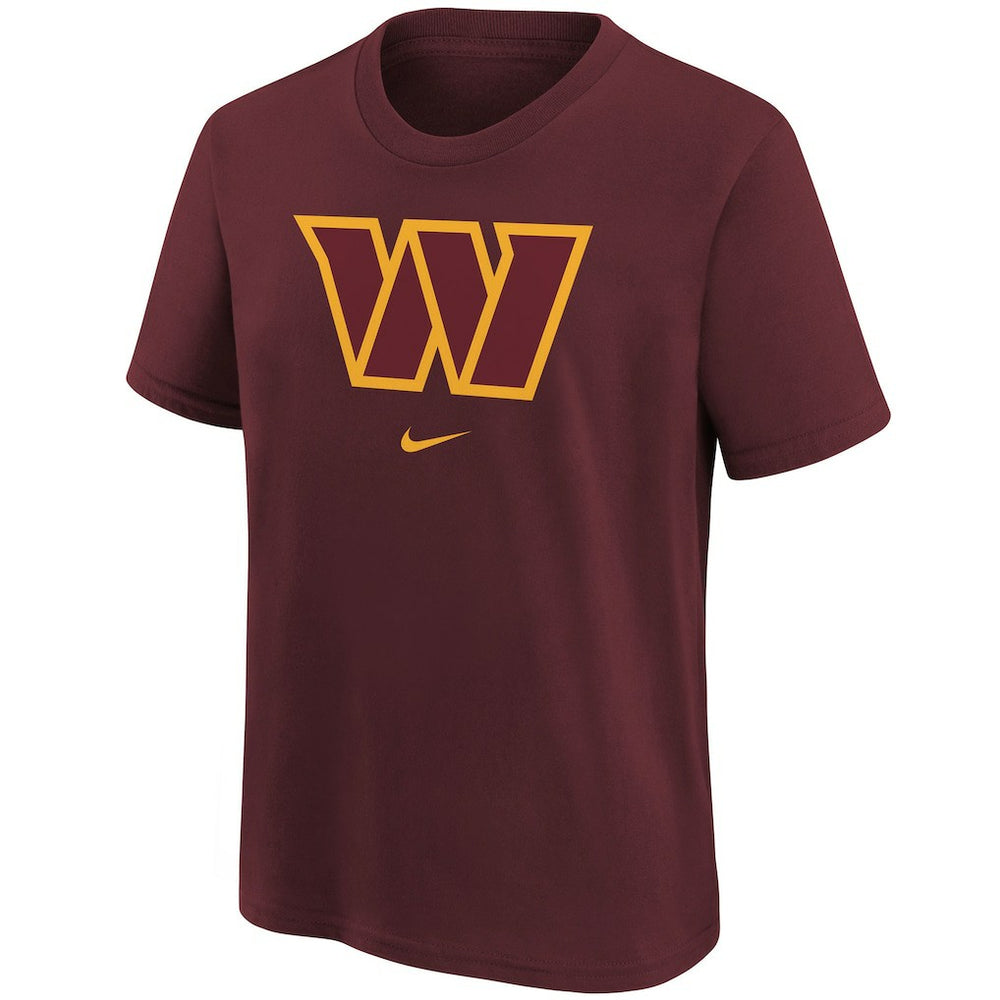 Washington Commanders Youth Team Logo T-Shirt Burgundy