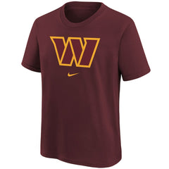 Washington Commanders Youth Team Logo T-Shirt Burgundy