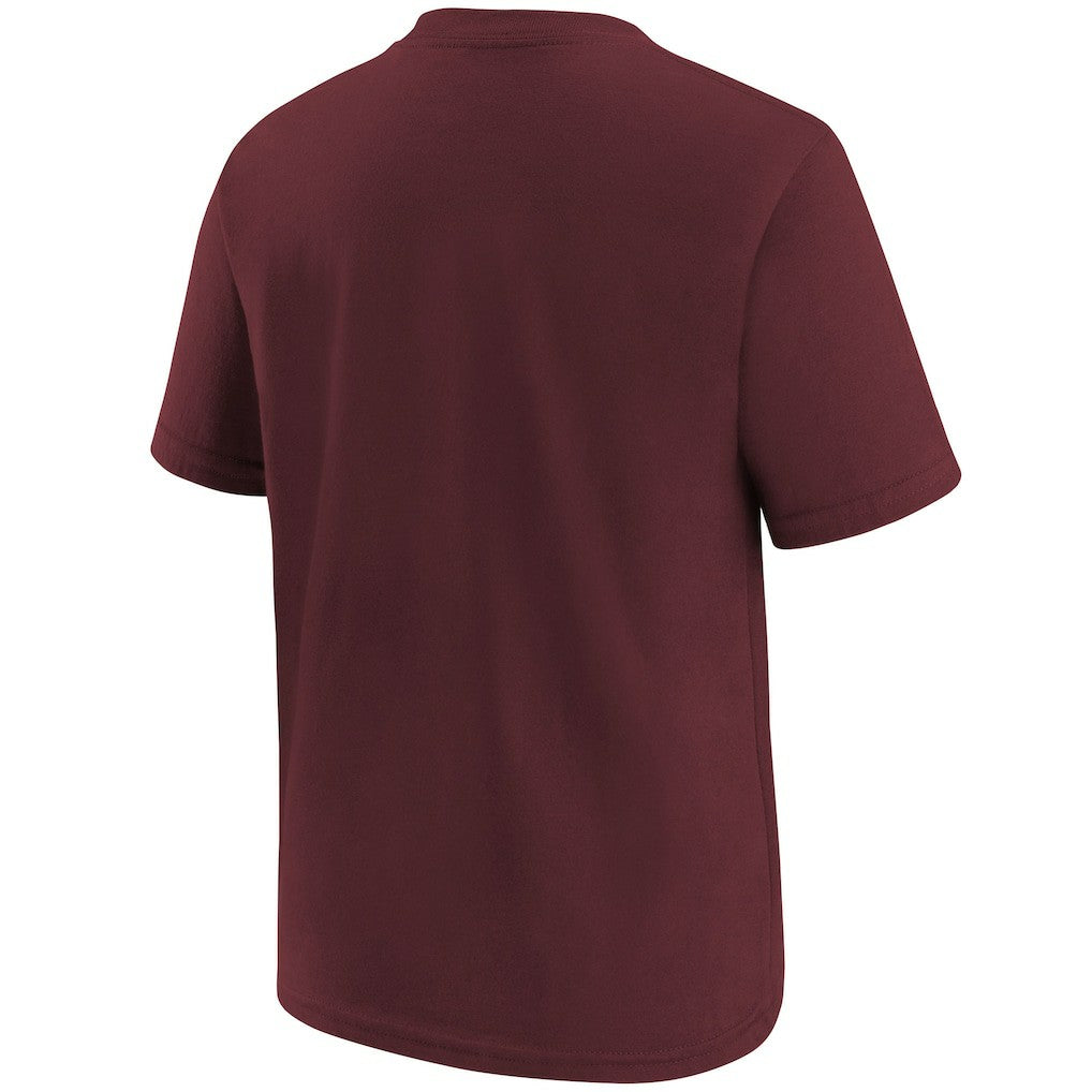 Washington Commanders Youth Team Logo T-Shirt Burgundy