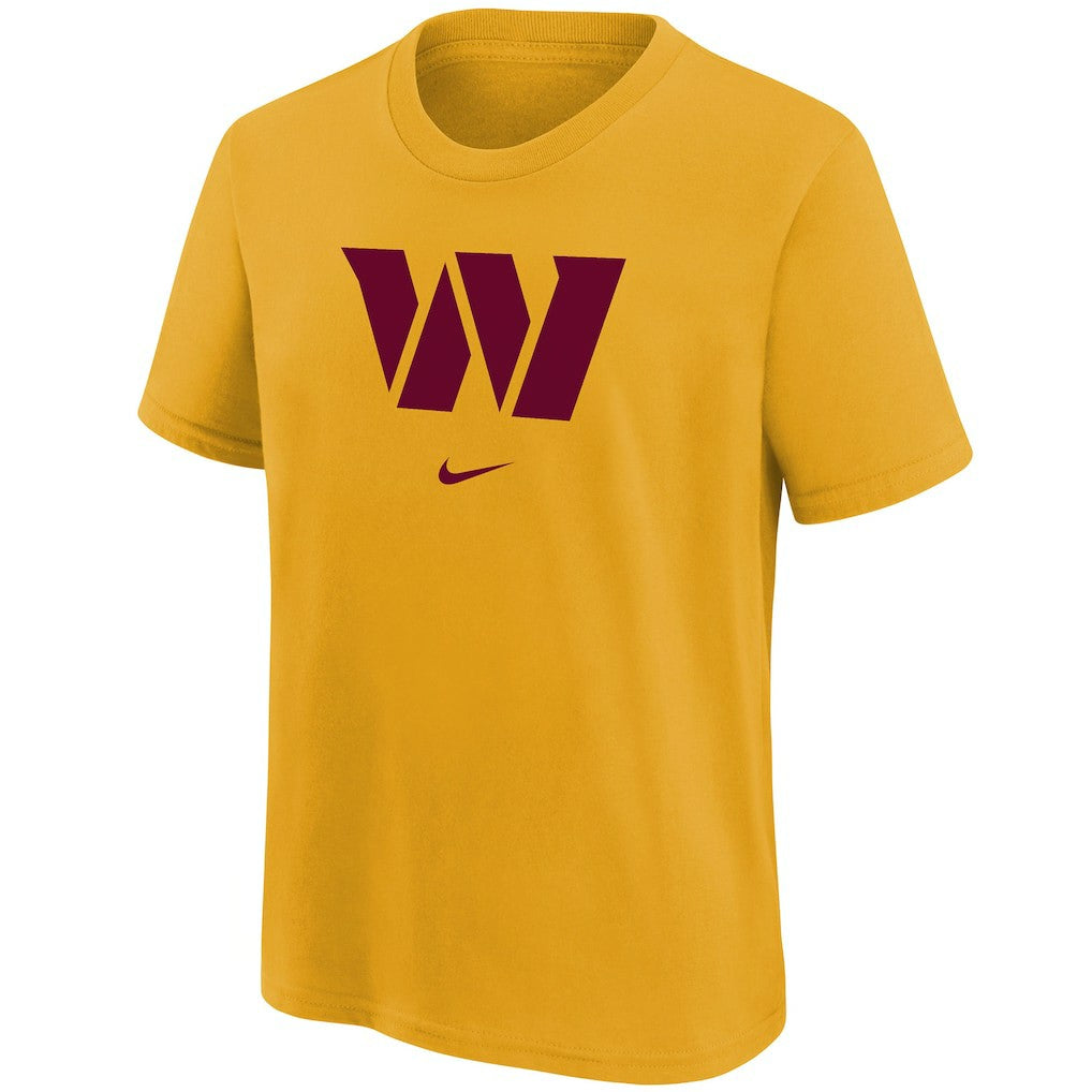 Washington Commanders Youth Team Logo T-Shirt Gold