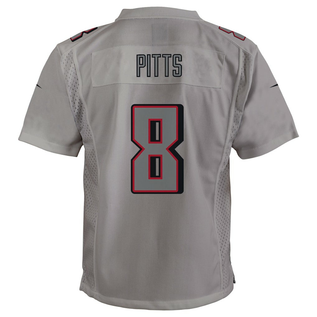 Kyle Pitts Atlanta Falcons Youth Atmosphere Game Jersey Gray