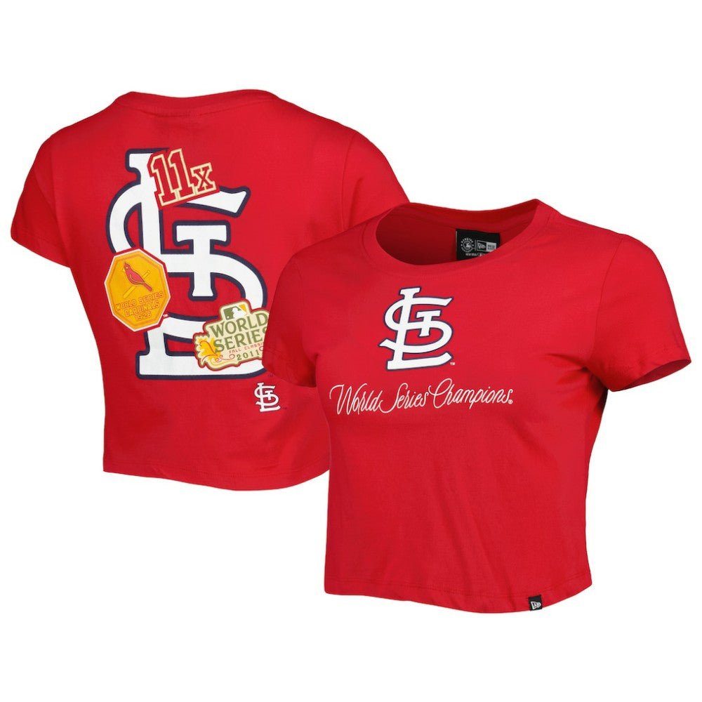 St. Louis Cardinals New Era Women's Historic Champs T-Shirt - Red T-shirts