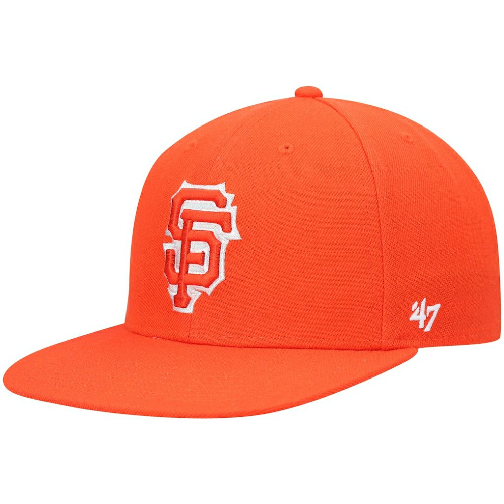San Francisco Giants '47 2021 City Connect Captain Snapback Hat - Orange Hats