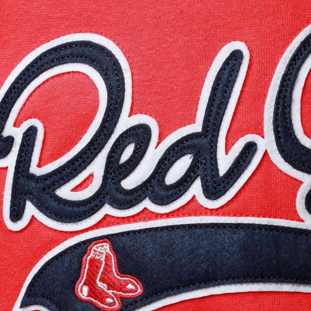 Boston Red Sox Soft as a Grape Women's Plus Size Side Split Pullover Hoodie - Red Hoodies