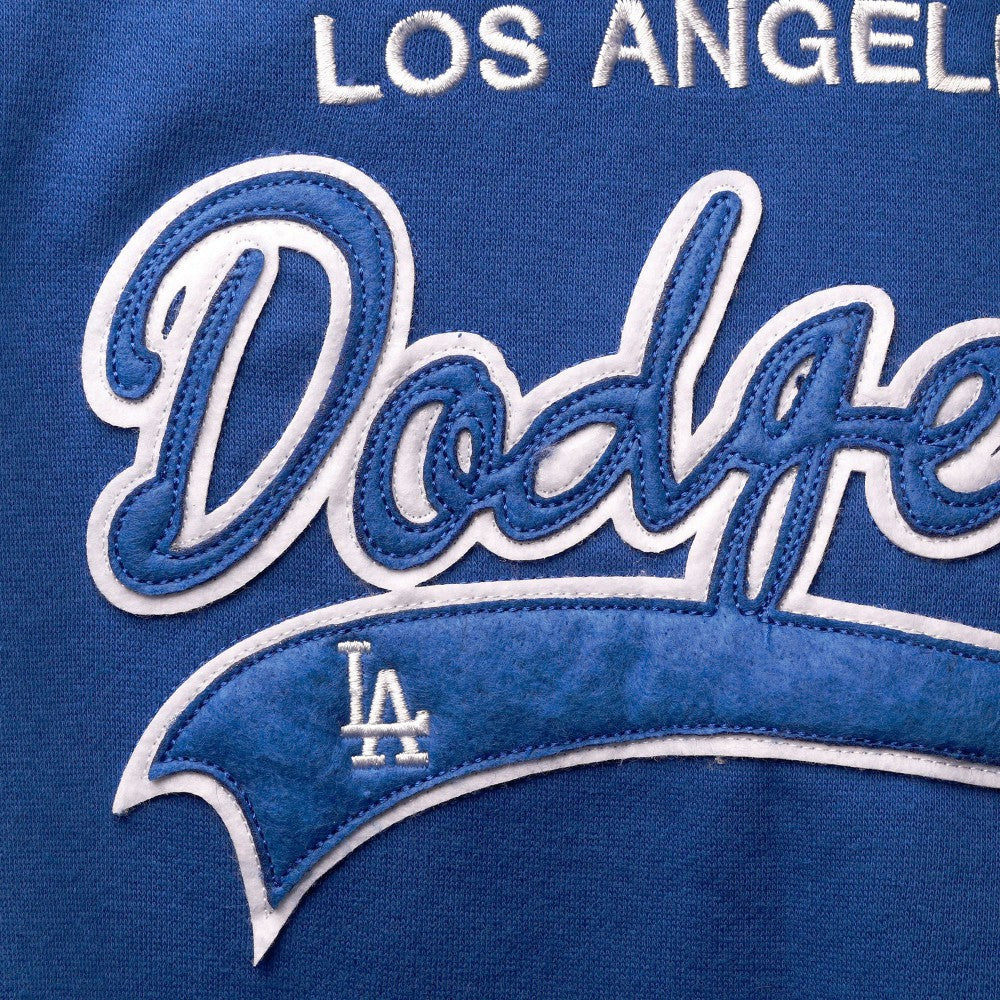 Los Angeles Dodgers Soft as a Grape Women's Plus Size Side Split Pullover Hoodie - Royal Hoodies