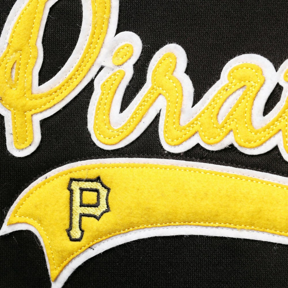 Pittsburgh Pirates Soft as a Grape Women's Plus Size Side Split Pullover Hoodie - Black Hoodies
