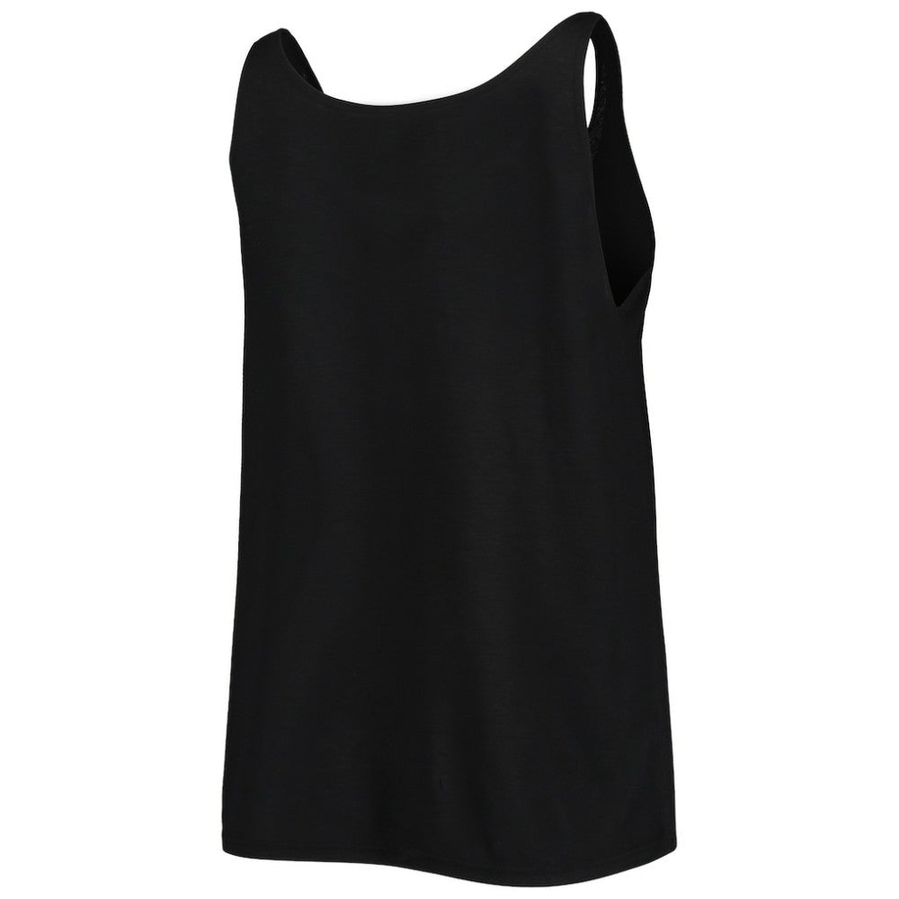 Colorado Rockies Soft as a Grape Women's Slouchy Tank Top - Black Tanks
