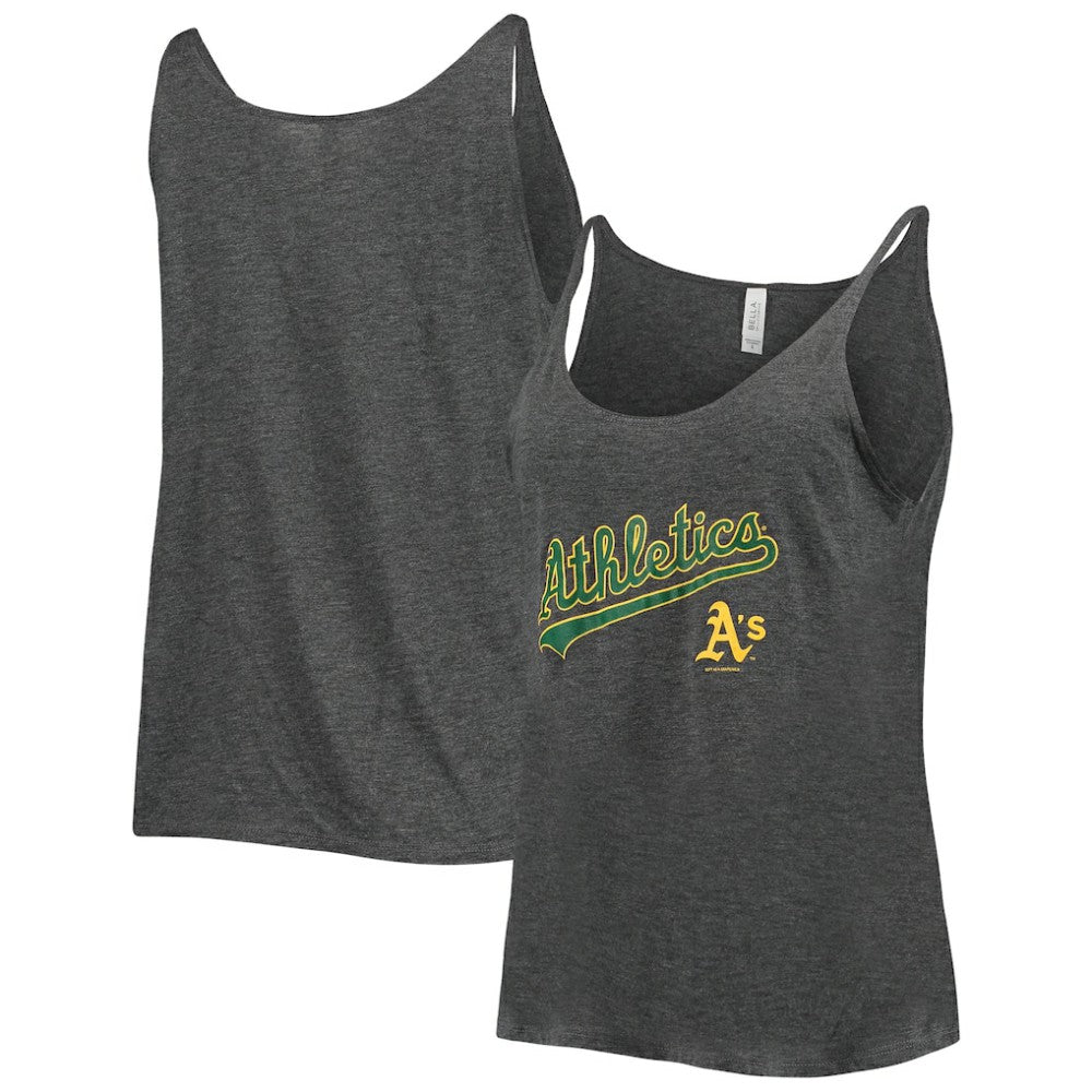 Athletics Soft as a Grape Women's Slouchy Tank Top - Heathered Charcoal Tanks