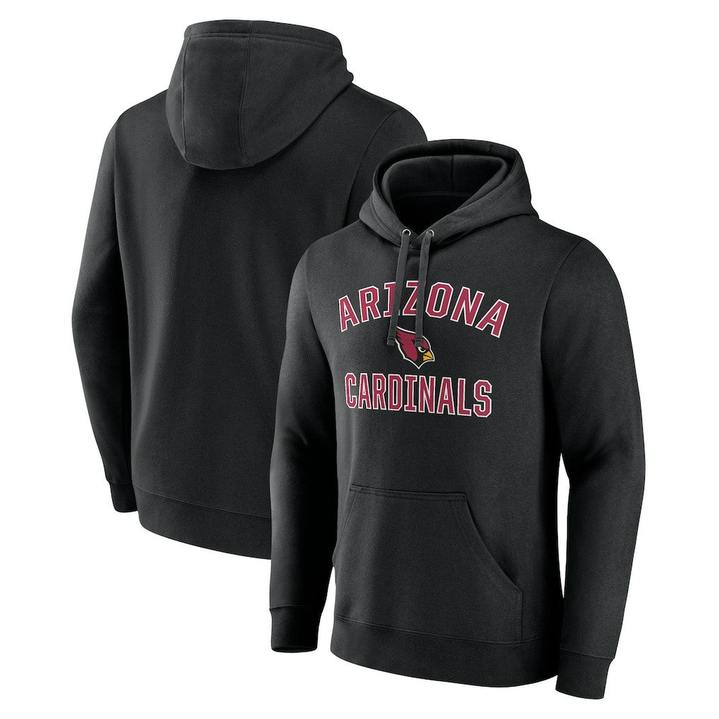Arizona Cardinals Victory Arch Team Fitted Pullover Hoodie Black