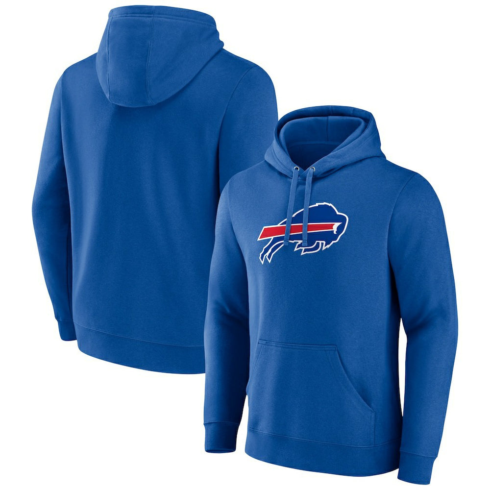 Buffalo Bills Primary Logo Fitted Pullover Hoodie Royal