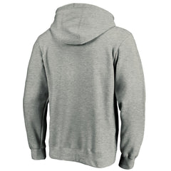 Green Bay Packers Primary Logo Fitted Pullover Hoodie Heather Gray