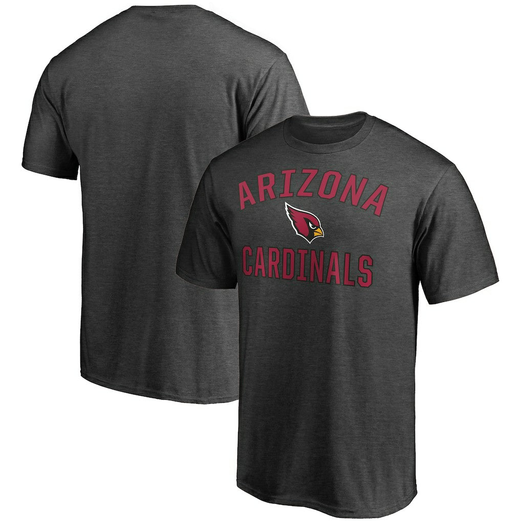 Arizona Cardinals Victory Arch T-Shirt Heather Charcoal