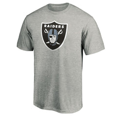 Las Vegas Raiders Primary Logo T-Shirt Heather Gray