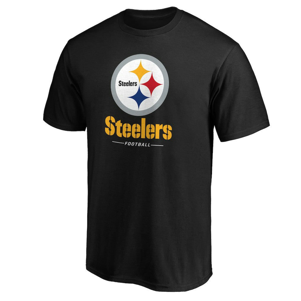 Pittsburgh Steelers Team Lockup T-Shirt Black