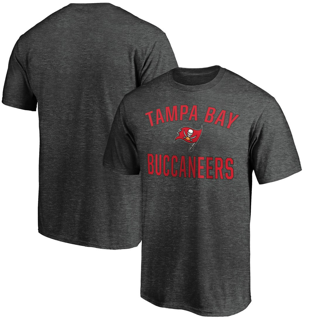 Tampa Bay Buccaneers Victory Arch T-Shirt Heather Charcoal