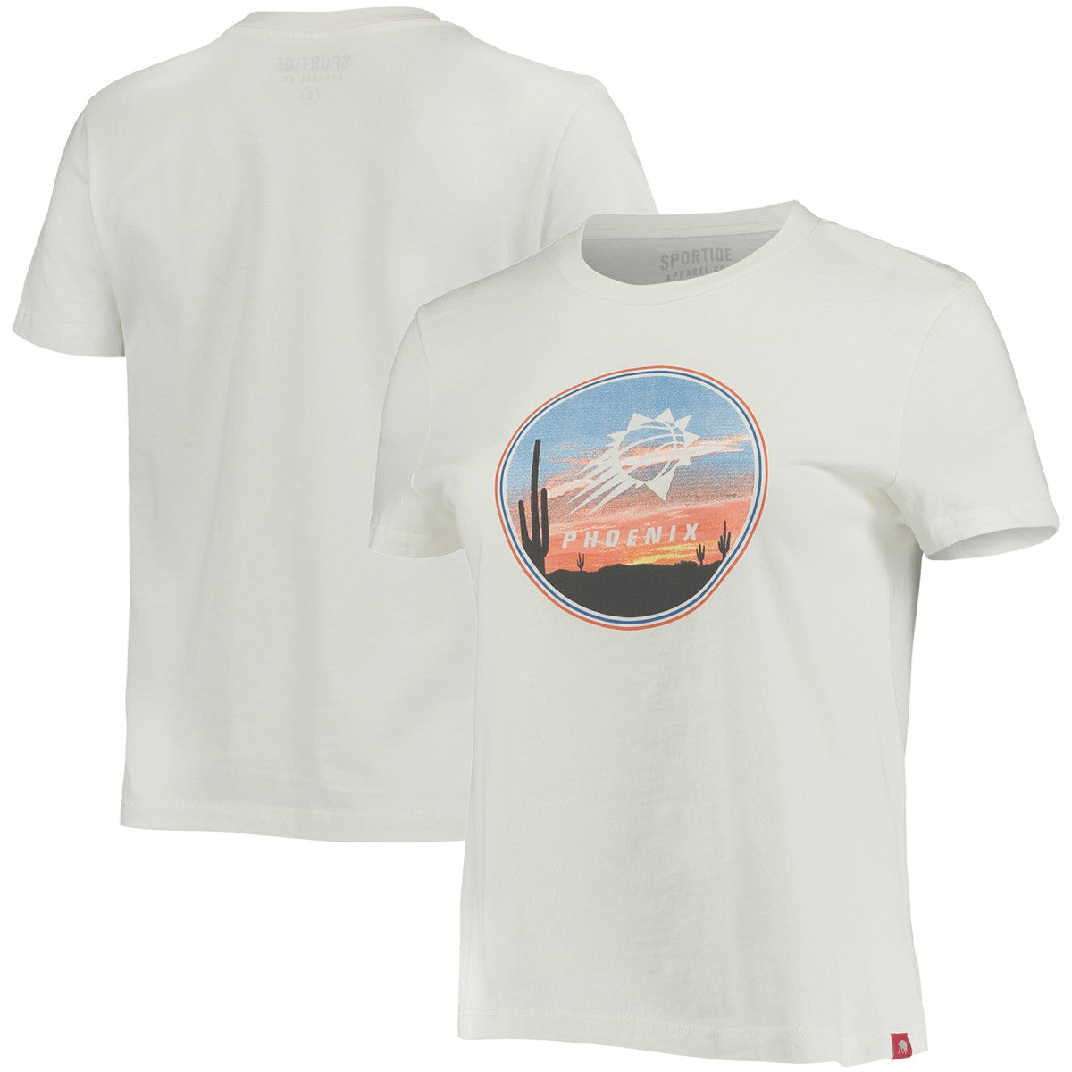 Phoenix Suns Sportiqe Women's Arcadia T-Shirt White
