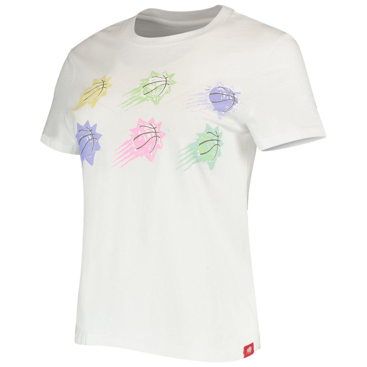 Phoenix Suns Sportiqe Women's Street Capsule Arcadia T-Shirt White