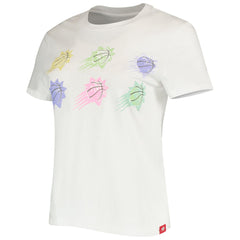 Phoenix Suns Sportiqe Women's Street Capsule Arcadia T-Shirt White