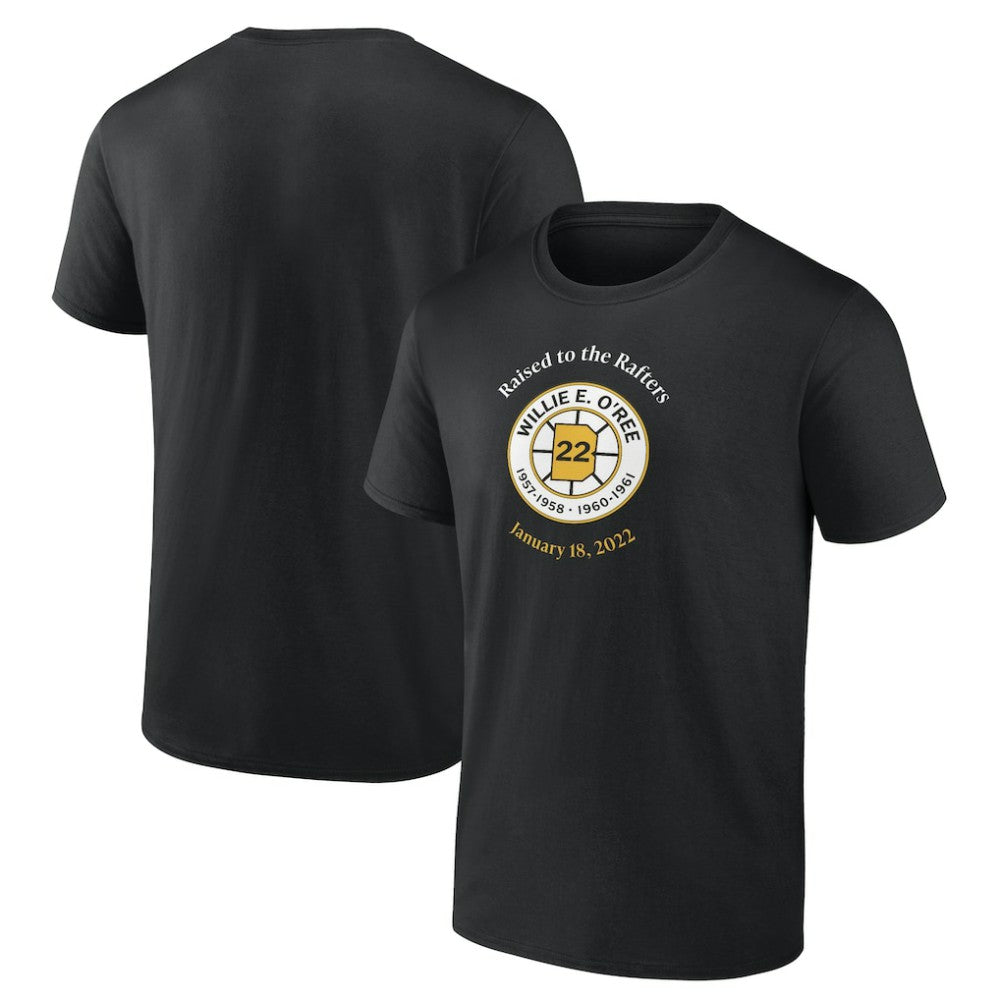NHL Willie O'Ree Boston Bruins Retirement T-Shirt - Black