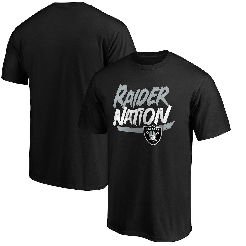 Las Vegas Raiders Hometown Collection Raider Nation T-Shirt Black
