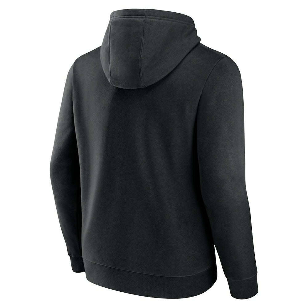 Arizona Cardinals Fade Out Fitted Pullover Hoodie Black