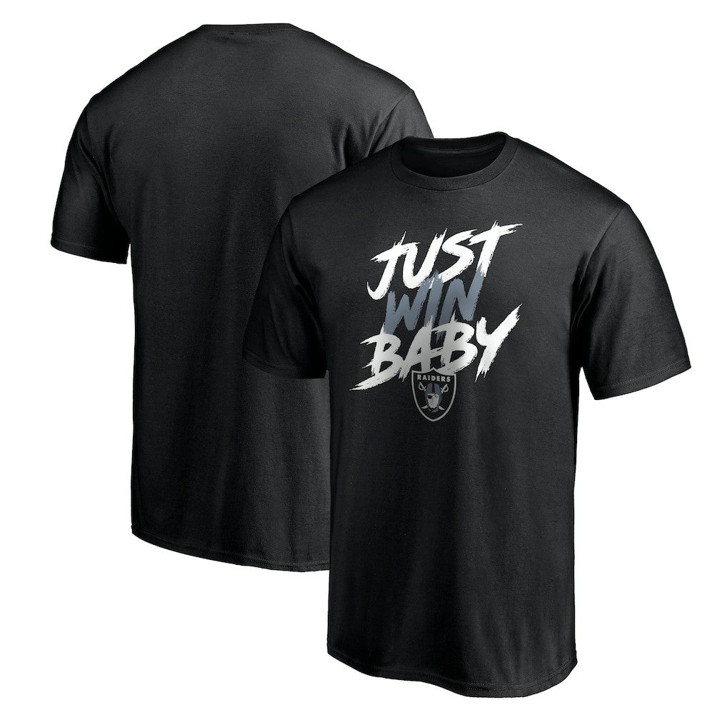 Las Vegas Raiders Just Win T-Shirt Black