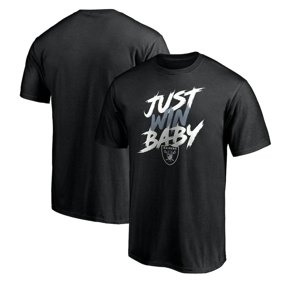 Las Vegas Raiders Just Win T-Shirt Black