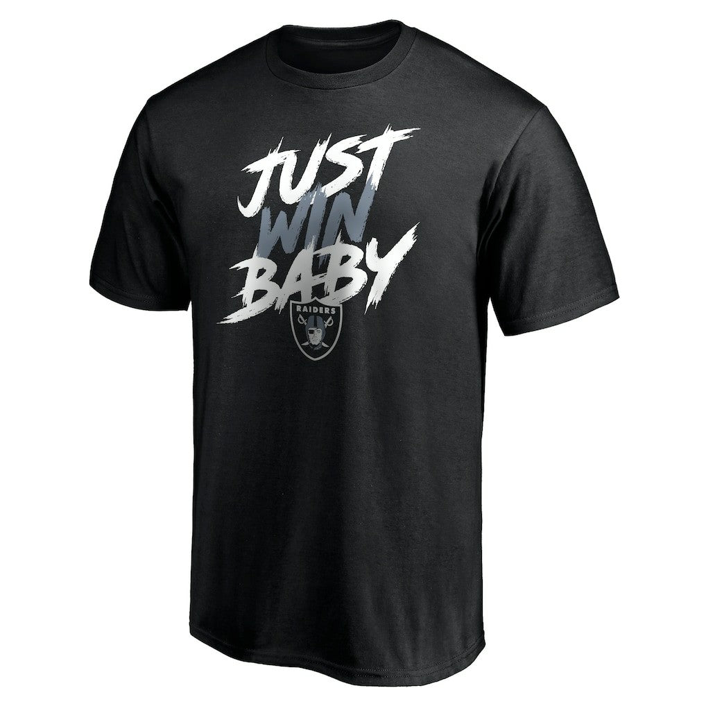 Las Vegas Raiders Just Win T-Shirt Black