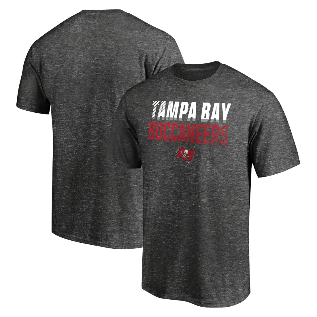 Tampa Bay Buccaneers Fade Out T-Shirt Charcoal