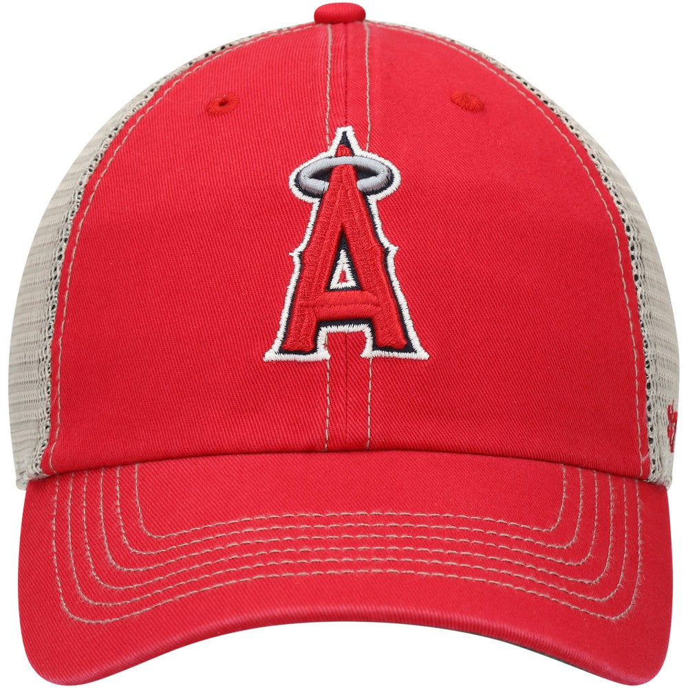Los Angeles Angels '47 Trawler Clean Up Trucker Snapback Hat - Red Hats
