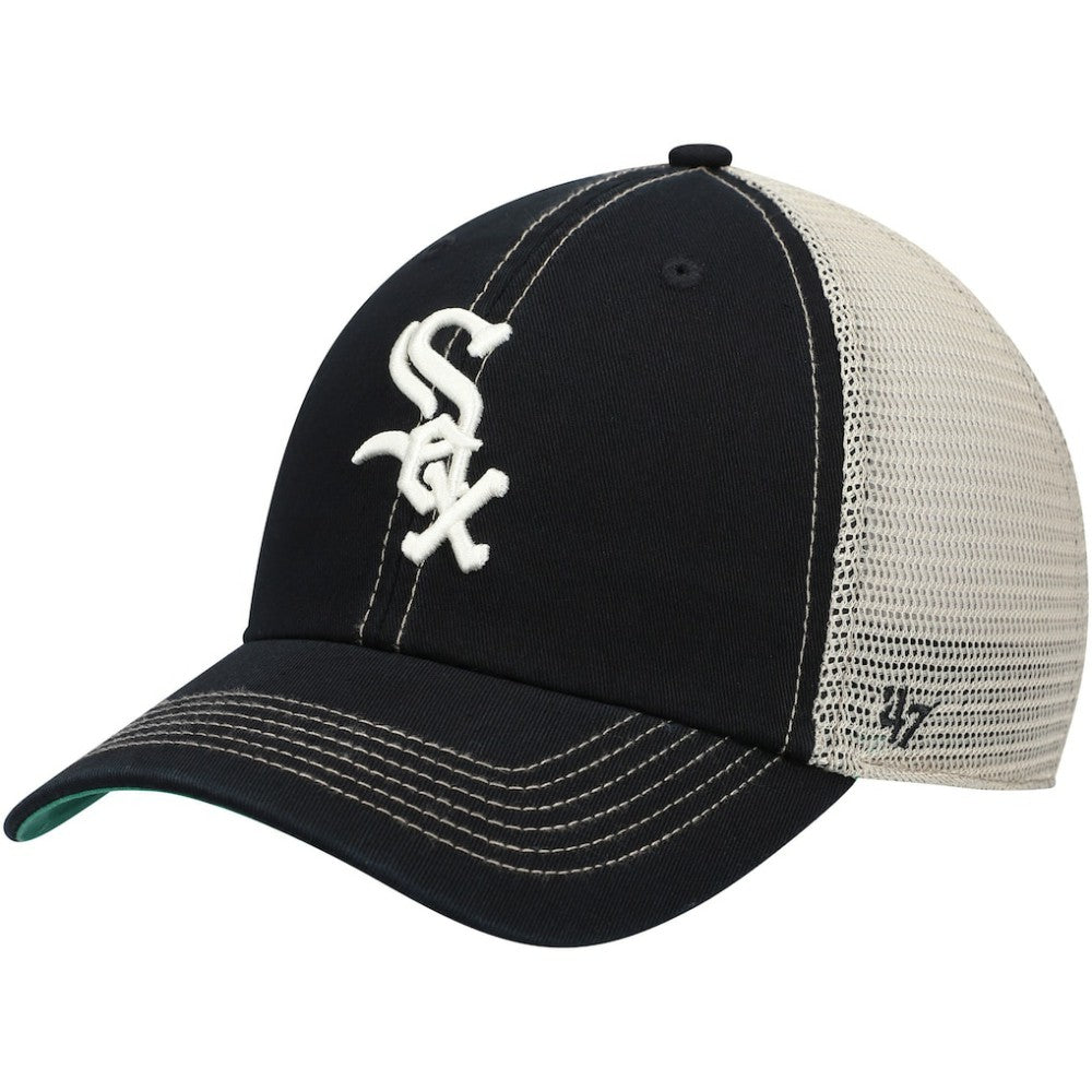Chicago White Sox '47 Trawler Clean Up Trucker Snapback Hat - Black Hats