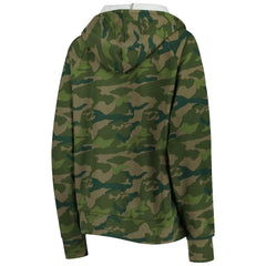 Washington Commanders New Era Women's Raglan Full-Zip Hoodie Camo