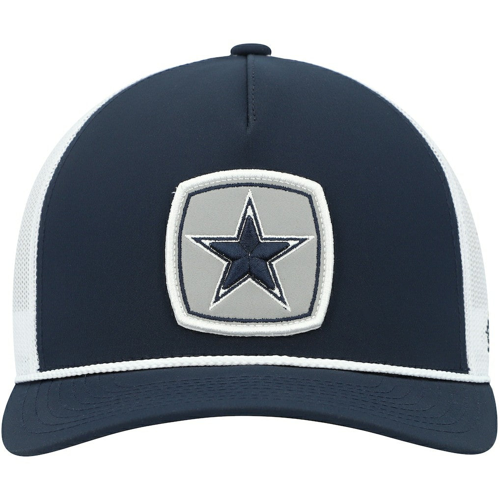 Dallas Cowboys HOOey Star Patch Rope Trucker Snapback Hat Navy/White