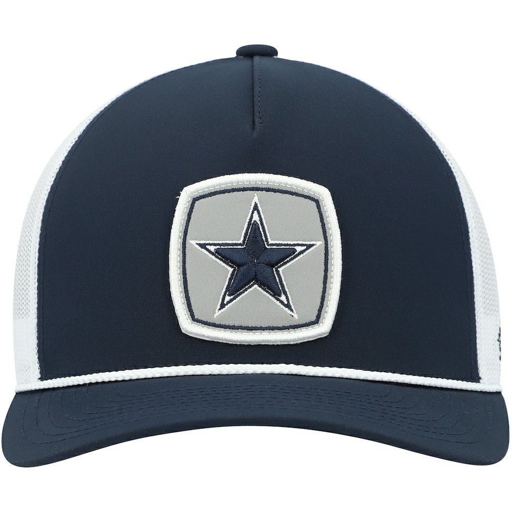 Dallas Cowboys HOOey Star Patch Rope Trucker Snapback Hat Navy/White