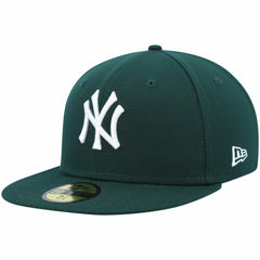 New York Yankees New Era White Logo 59FIFTY Fitted Hat - Green Hats