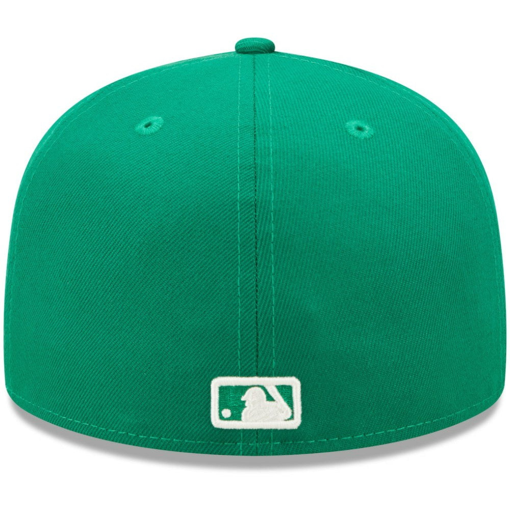 Chicago Cubs New Era White Logo 59FIFTY Fitted Hat - Kelly Green Hats