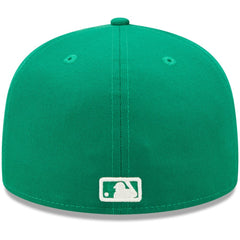 Chicago Cubs New Era White Logo 59FIFTY Fitted Hat - Kelly Green Hats