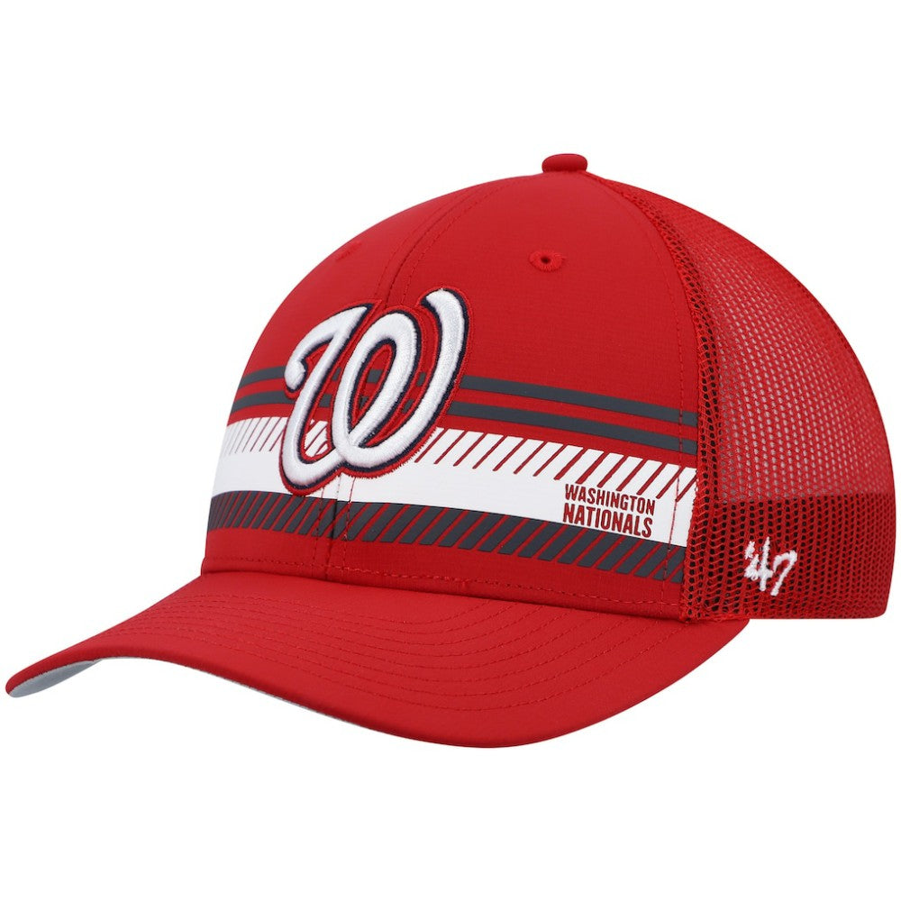 Washington Nationals '47 Cumberland Trucker Snapback Hat - Red Hats