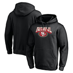 San Francisco 49ers Hometown Collection The Faithful Fitted Pullover Hoodie Black