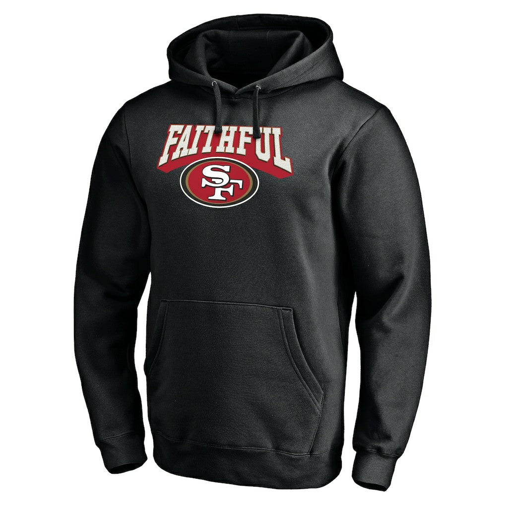 San Francisco 49ers Hometown Collection The Faithful Fitted Pullover Hoodie Black