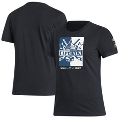 NHL Washington Capitals adidas Women's Reverse Retro 2.0 Playmaker T-Shirt - Black