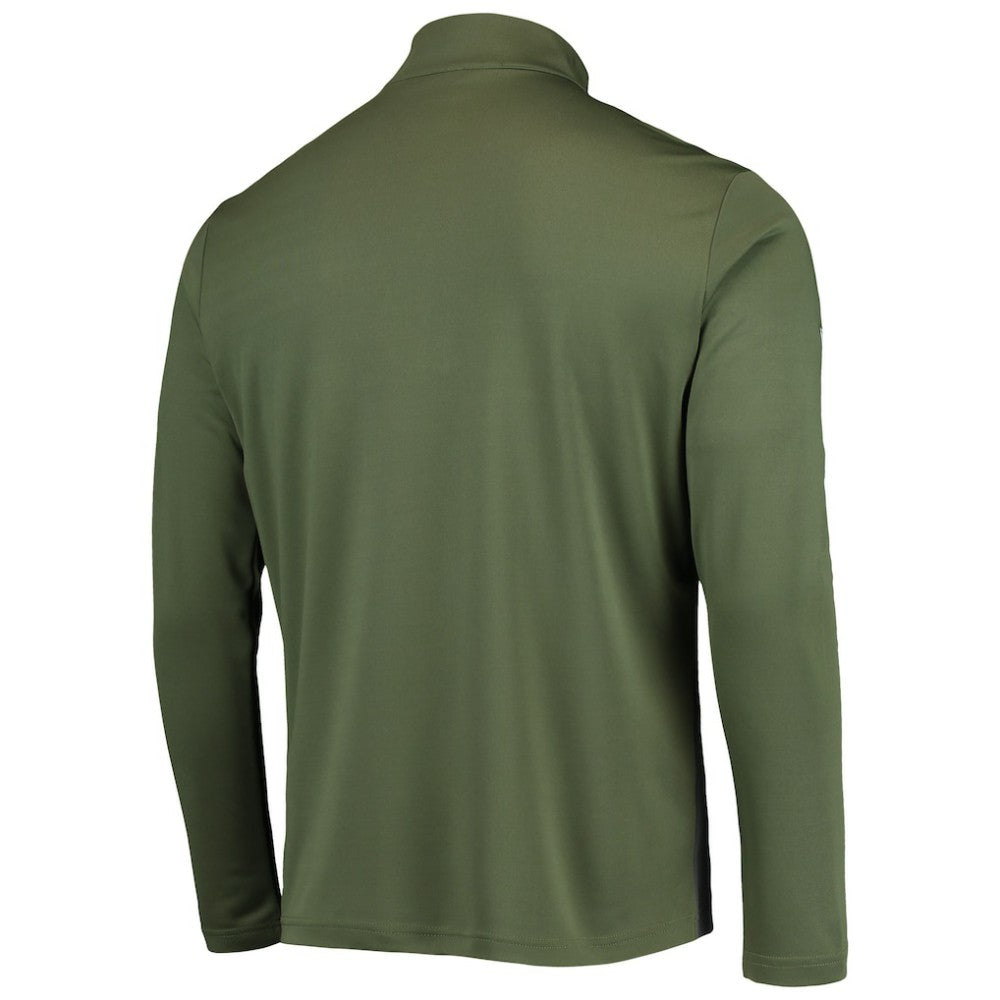 St. Louis Cardinals Levelwear Delta Pursue Quarter-Zip Jacket - Olive Jackets