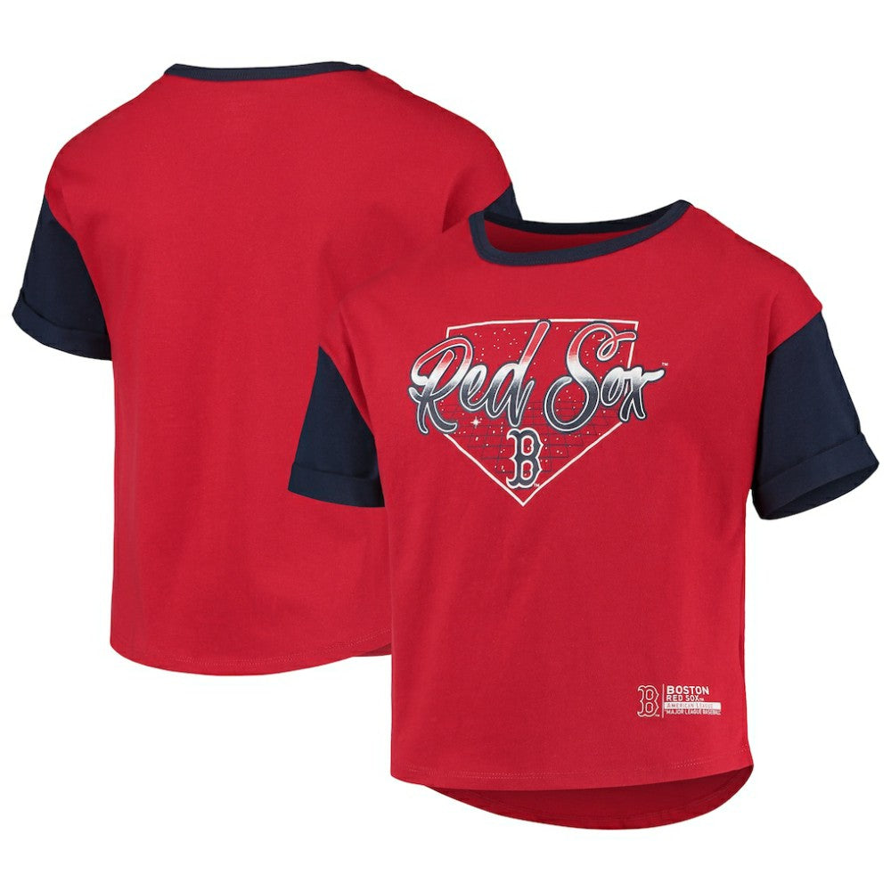 Boston Red Sox Girls Youth Bleachers T-Shirt - Red T-shirts