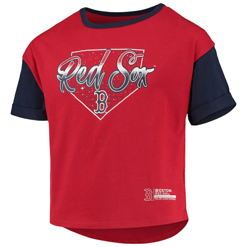 Boston Red Sox Girls Youth Bleachers T-Shirt - Red T-shirts