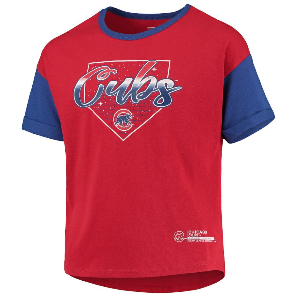 Chicago Cubs Girls Youth Bleachers T-Shirt - Red T-shirts