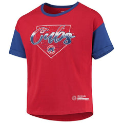Chicago Cubs Girls Youth Bleachers T-Shirt - Red T-shirts