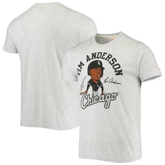 Tim Anderson Chicago White Sox Homage Caricature Tri-Blend T-Shirt - Heathered Gray T-shirts