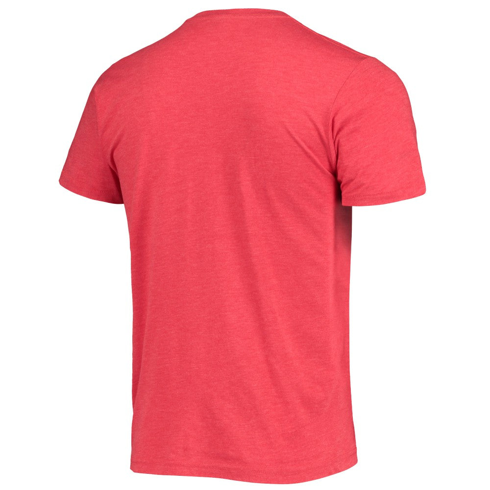 Los Angeles Angels Homage Hand-Drawn Logo Tri-Blend T-Shirt - Red T-shirts