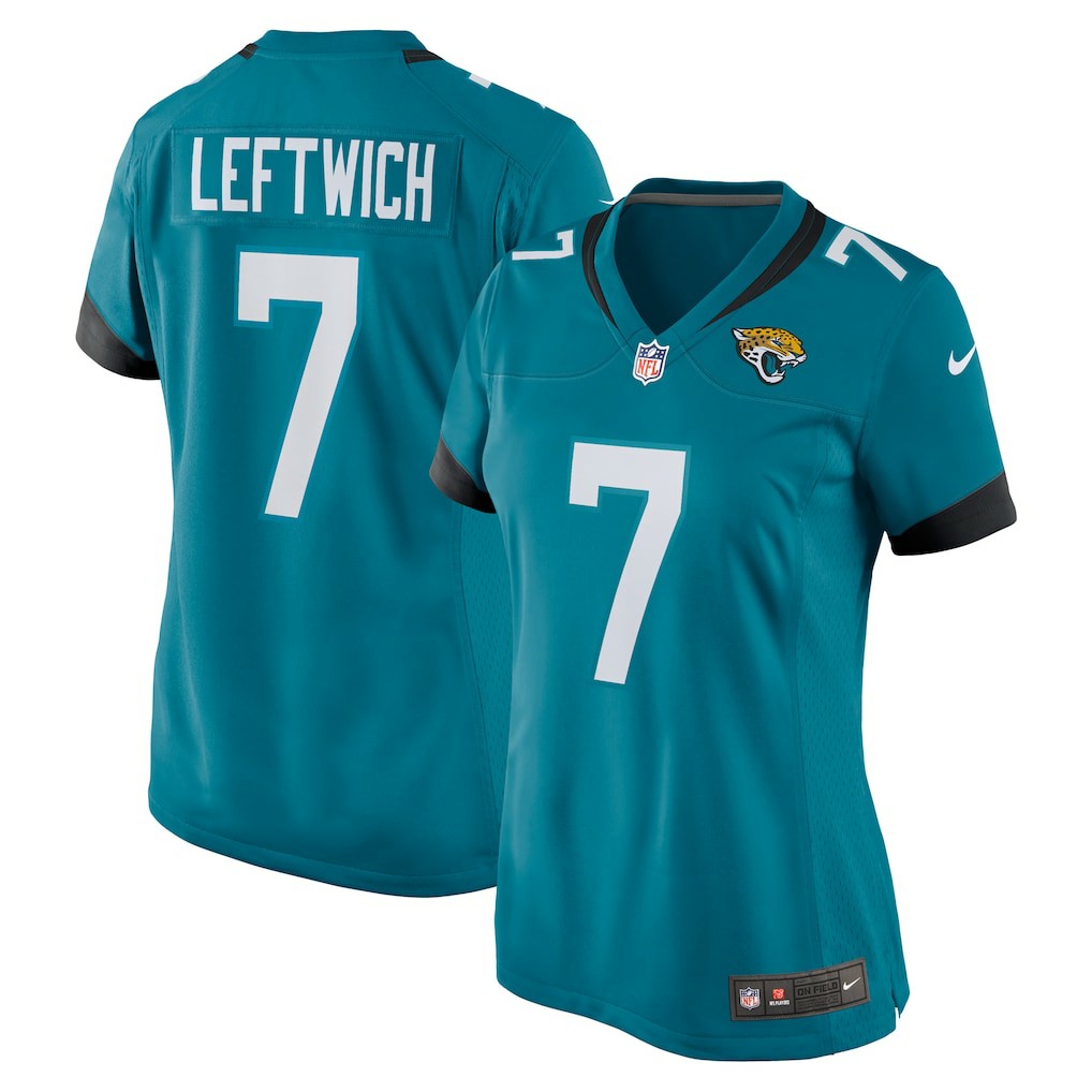 Byron Leftwich Jacksonville Jaguars Women's Retired Player Game Jersey Teal